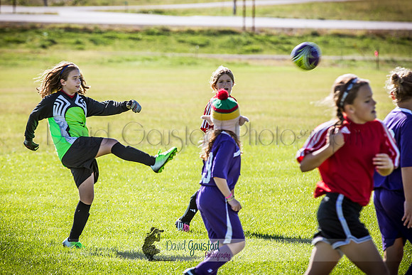 Photos from the DeForest Norski and Sauk Prairie Tornadoes U13 girls soccer game on September 19 2015 at Linde field DeForest