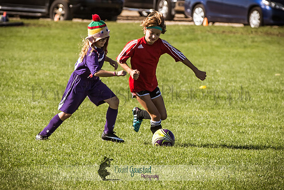 Photos from the DeForest Norski and Sauk Prairie Tornadoes U13 girls soccer game on September 19 2015 at Linde field DeForest