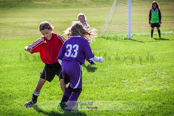 Photos from the DeForest Norski and Sauk Prairie Tornadoes U13 girls soccer game on September 19 2015 at Linde field DeForest