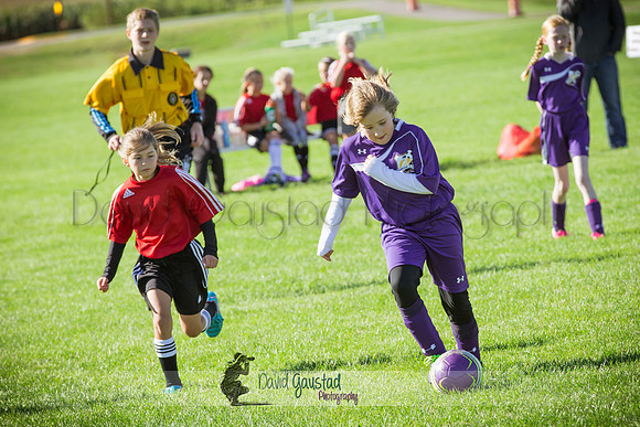 Photos from the DeForest Norski and Sauk Prairie Tornadoes U13 girls soccer game on September 19 2015 at Linde field DeForest