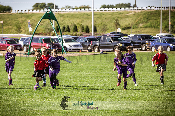 Photos from the DeForest Norski and Sauk Prairie Tornadoes U13 girls soccer game on September 19 2015 at Linde field DeForest