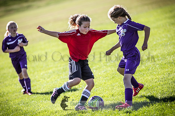 Photos from the DeForest Norski and Sauk Prairie Tornadoes U13 girls soccer game on September 19 2015 at Linde field DeForest