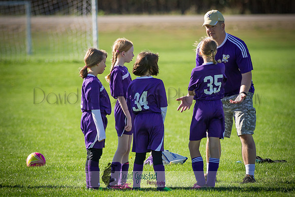 Photos from the DeForest Norski and Sauk Prairie Tornadoes U13 girls soccer game on September 19 2015 at Linde field DeForest