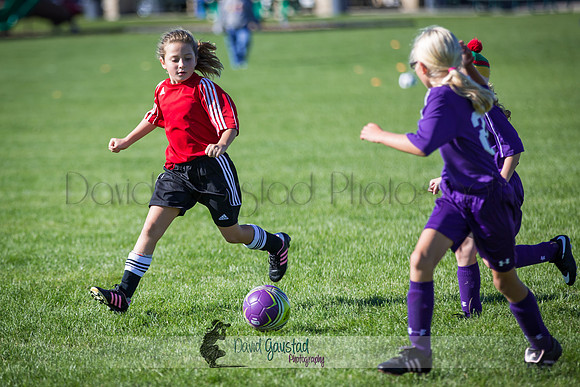 Photos from the DeForest Norski and Sauk Prairie Tornadoes U13 girls soccer game on September 19 2015 at Linde field DeForest