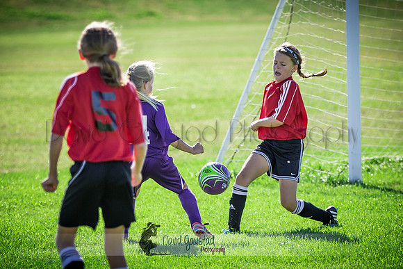 Photos from the DeForest Norski and Sauk Prairie Tornadoes U13 girls soccer game on September 19 2015 at Linde field DeForest