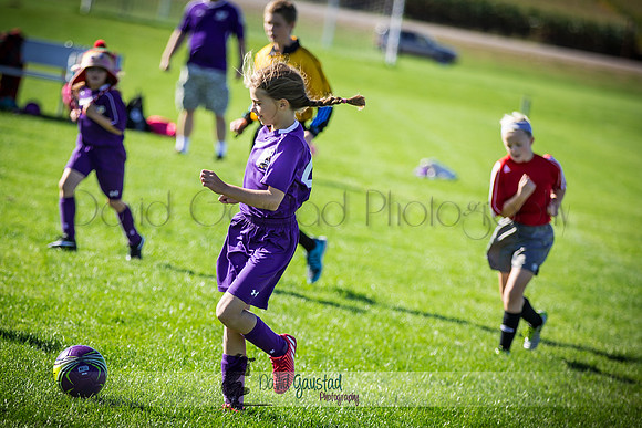 Photos from the DeForest Norski and Sauk Prairie Tornadoes U13 girls soccer game on September 19 2015 at Linde field DeForest
