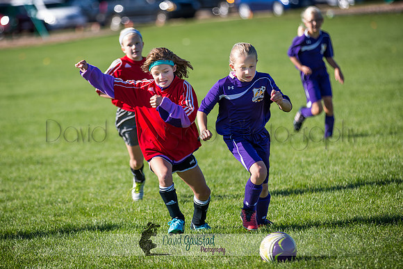 Photos from the DeForest Norski and Sauk Prairie Tornadoes U13 girls soccer game on September 19 2015 at Linde field DeForest
