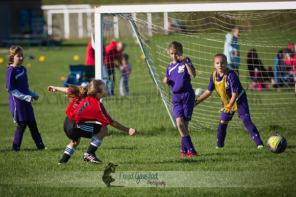 Photos from the DeForest Norski and Sauk Prairie Tornadoes U13 girls soccer game on September 19 2015 at Linde field DeForest