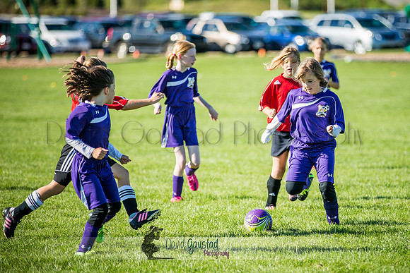 Photos from the DeForest Norski and Sauk Prairie Tornadoes U13 girls soccer game on September 19 2015 at Linde field DeForest