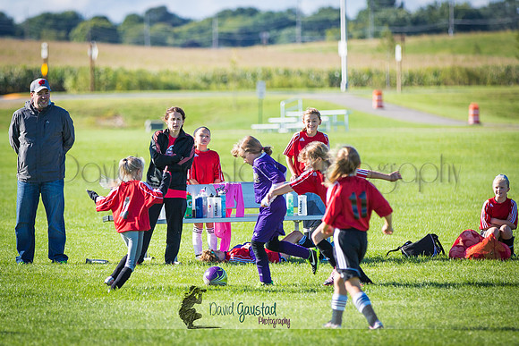 Photos from the DeForest Norski and Sauk Prairie Tornadoes U13 girls soccer game on September 19 2015 at Linde field DeForest