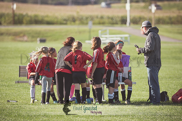 Photos from the DeForest Norski and Sauk Prairie Tornadoes U13 girls soccer game on September 19 2015 at Linde field DeForest