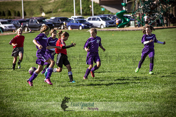 Photos from the DeForest Norski and Sauk Prairie Tornadoes U13 girls soccer game on September 19 2015 at Linde field DeForest