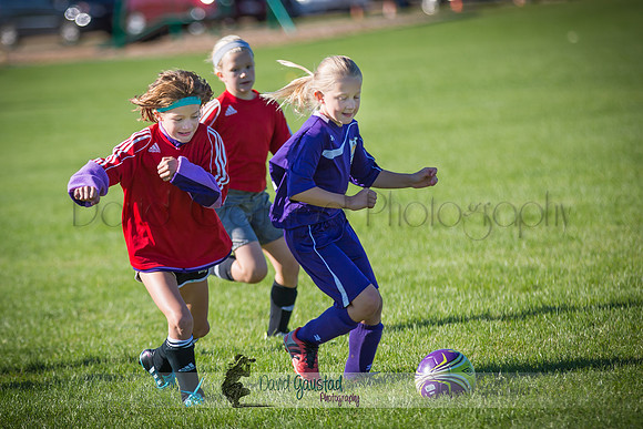 Photos from the DeForest Norski and Sauk Prairie Tornadoes U13 girls soccer game on September 19 2015 at Linde field DeForest