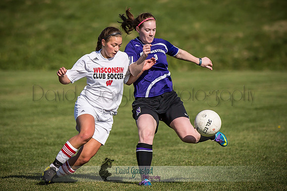 Pictures of UW-Madison Women's Club Soccer vs Northwestern Club Soccer