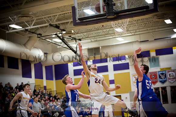 Jake Capstran DeForest Boys Basketball vs Janesville Craig February 2016