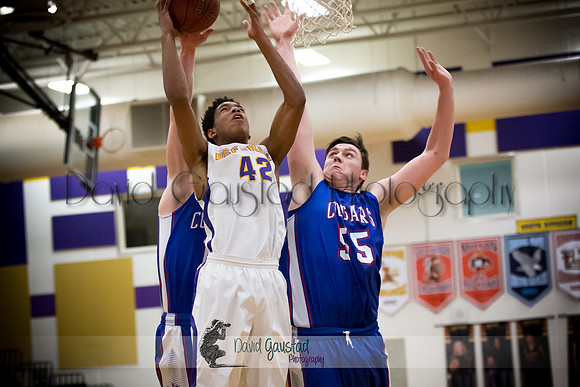 Andrew Stouffer-Lerch DeForest Boys Basketball vs Janesville Craig February 2016