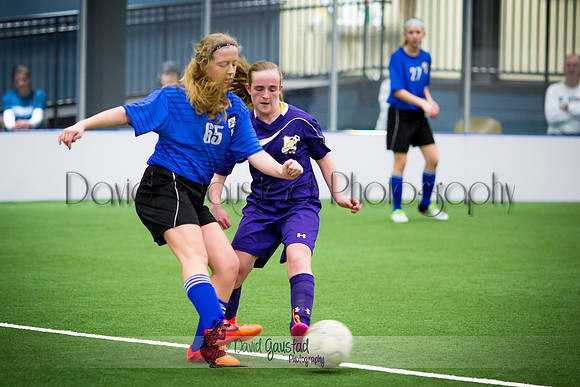 DeForest Norskies and Monona Grove indoor soccer