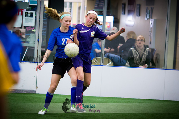 DeForest Norskies and Monona Grove indoor soccer