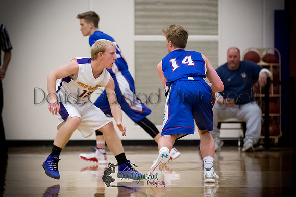 Bryson Girten DeForest Boys Basketball vs Janesville Craig February 2016