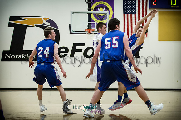 DeForest Boys Basketball vs Janesville Craig February 2016