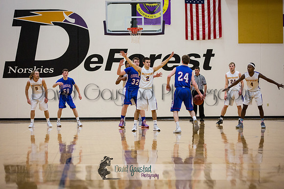 DeForest Boys Basketball vs Janesville Craig February 2016