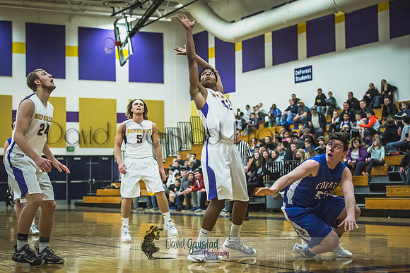 DeForest Boys Basketball vs Janesville Craig February 2016