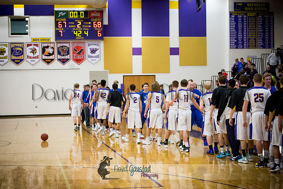 DeForest Boys Basketball vs Janesville Craig February 2016