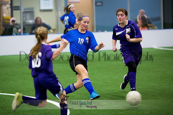 DeForest Norskies and Monona Grove indoor soccer