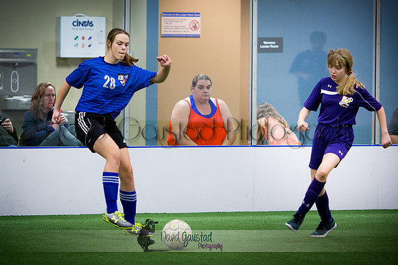 DeForest Norskies and Monona Grove indoor soccer