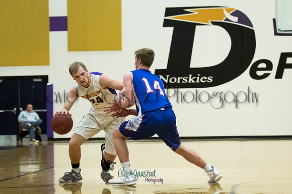 Jake Capstran DeForest Boys Basketball vs Janesville Craig February 2016