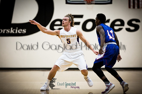 Jadon Sackman DeForest Boys Basketball vs Janesville Craig February 2016