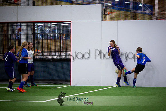 DeForest Norskies and Monona Grove indoor soccer
