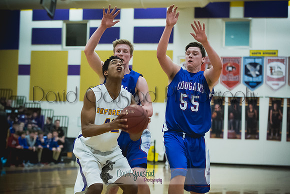 DeForest Boys Basketball vs Janesville Craig February 2016