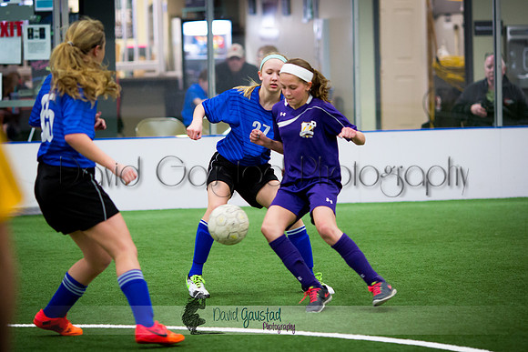 DeForest Norskies and Monona Grove indoor soccer