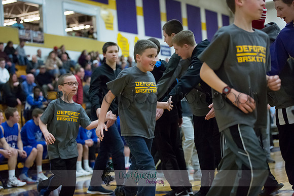 DeForest Boys Basketball vs Janesville Craig February 2016