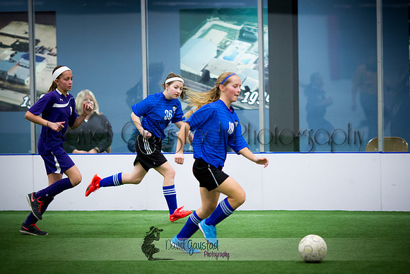 DeForest Norskies and Monona Grove indoor soccer