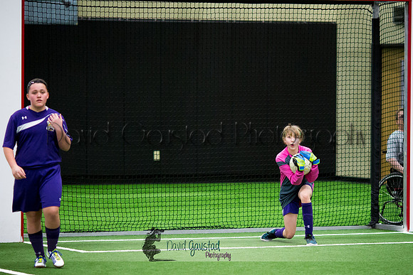 DeForest Norskies and Monona Grove indoor soccer