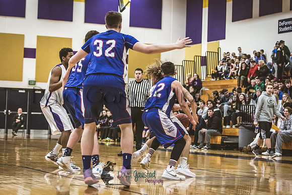DeForest Boys Basketball vs Janesville Craig February 2016