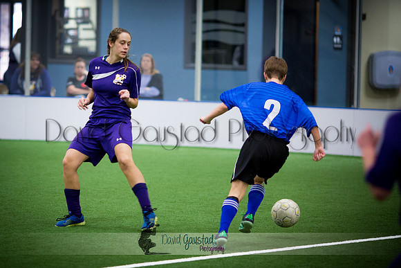 DeForest Norskies and Monona Grove indoor soccer