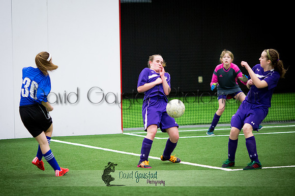 DeForest Norskies and Monona Grove indoor soccer