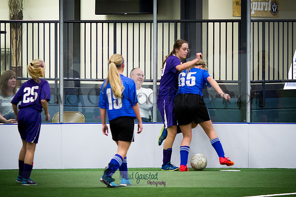 DeForest Norskies and Monona Grove indoor soccer