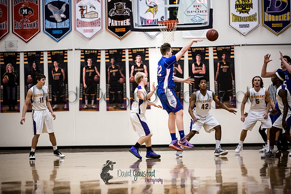 DeForest Boys Basketball vs Janesville Craig February 2016