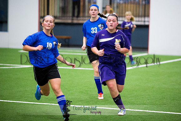 DeForest Norskies and Monona Grove indoor soccer
