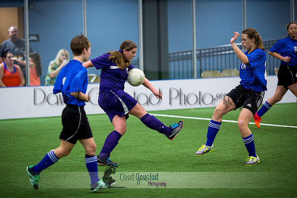 DeForest Norskies and Monona Grove indoor soccer