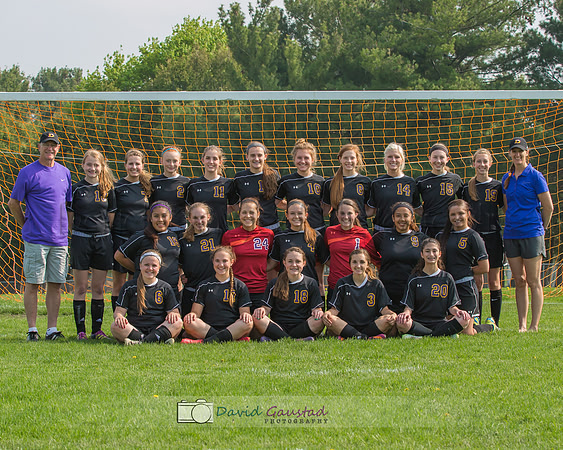 DeForest Girls Soccer JV Team Picture 2015