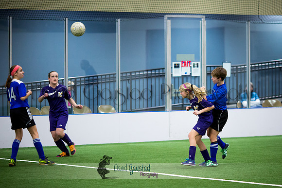 DeForest Norskies and Monona Grove indoor soccer