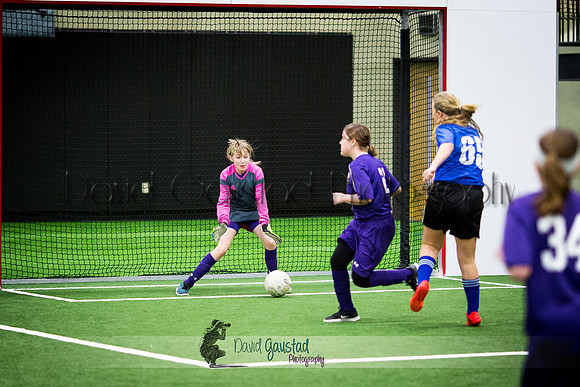 DeForest Norskies and Monona Grove indoor soccer