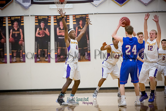DeForest Boys Basketball vs Janesville Craig February 2016