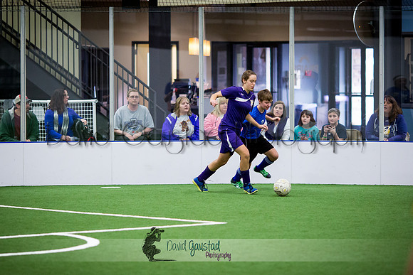 DeForest Norskies and Monona Grove indoor soccer