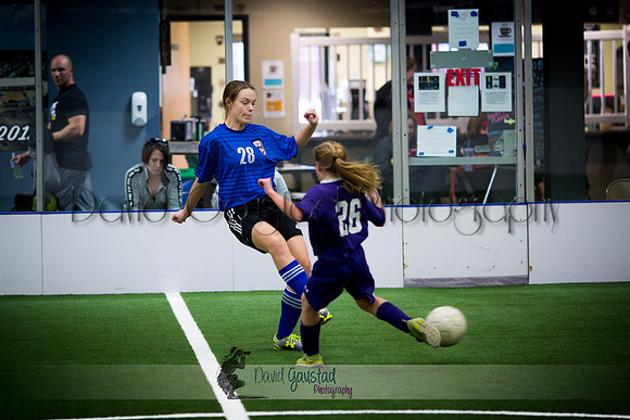 DeForest Norskies and Monona Grove indoor soccer